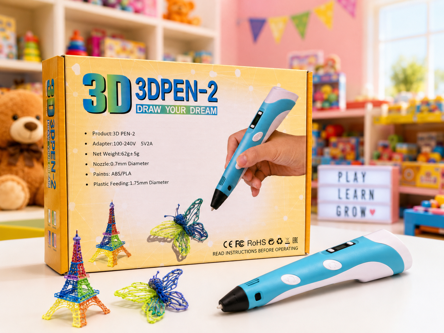 قلم سه‌بعدی 3D Pen-2 مدل شارژی