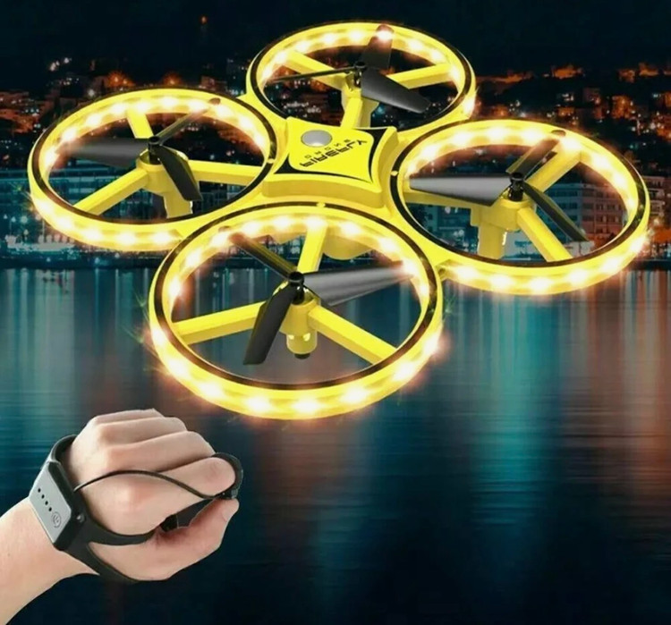 مینی کوادکوپتر Firefly Drone با سنسور حرکتی و جلوگیری از برخورد