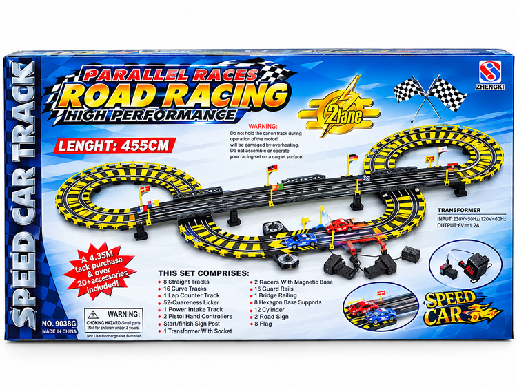 پیست مسابقه ماشین کنترلی دو لاین مدل Road Racing