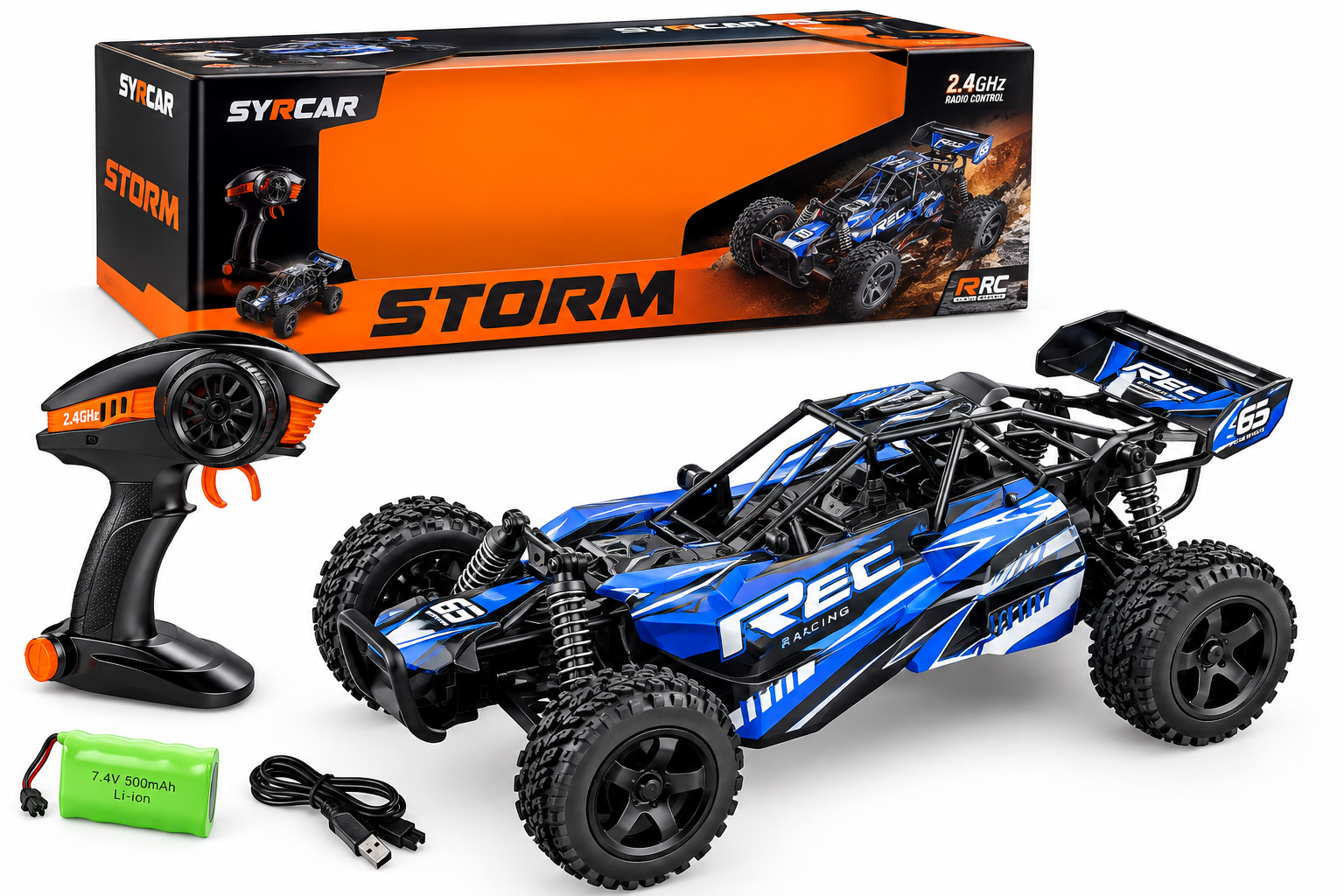 ماشین کنترلی آفرود SYRCAR STORM مدل 666-836A مقیاس ۱:۸